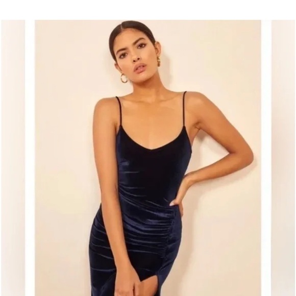 Reformation Romano Dress in Navy size L - Picture 5 of 15